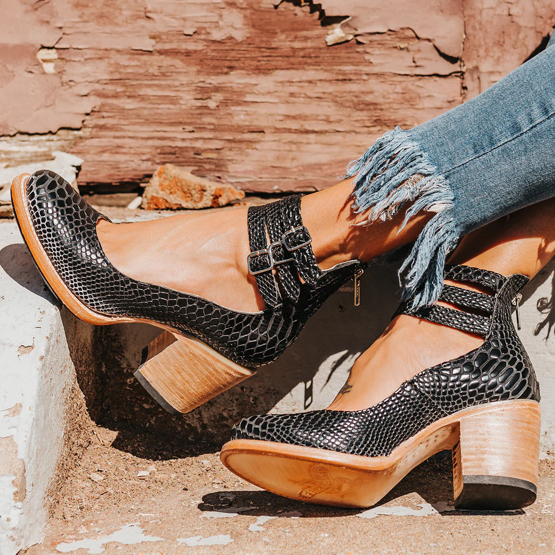 Mirella | Elegant, Comfortable & Supportive Black Heels for Women 5