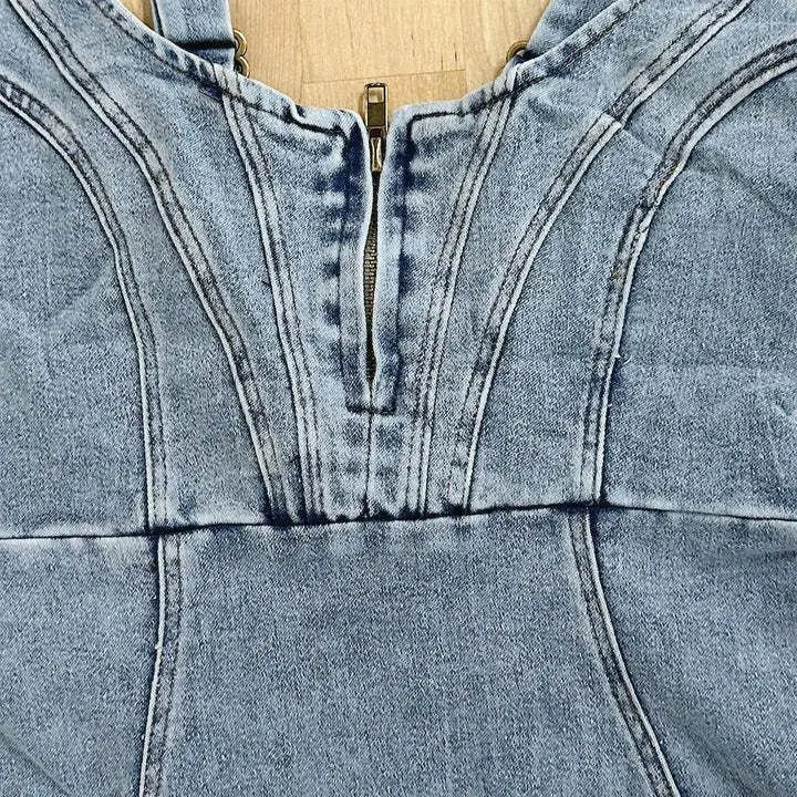 Mirella | Elegant, Comfortable &amp; Adjustable Women’s Denim Dress 2
