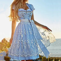 Eleanor | Grembiule in pizzo ricamato Abito tradizionale Dirndl