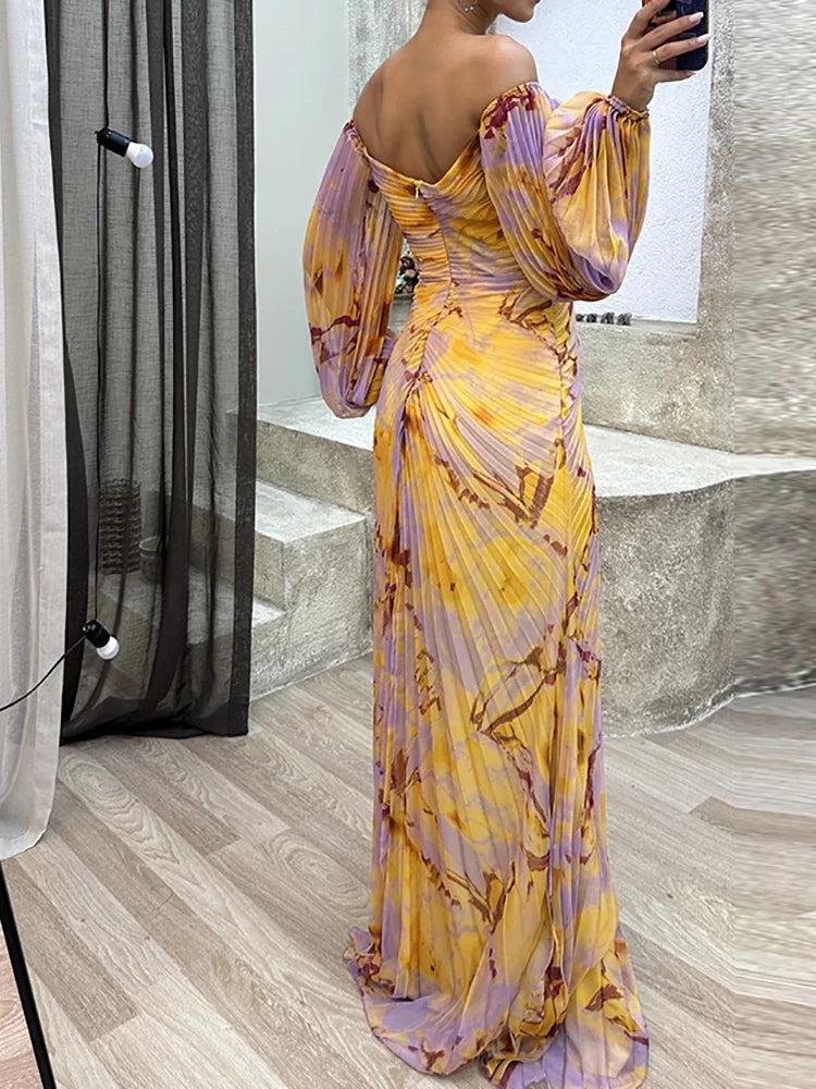 Mirelle | Wedding Guest Dress V-Neck Elegant Flowing Fit Formal Summer 2