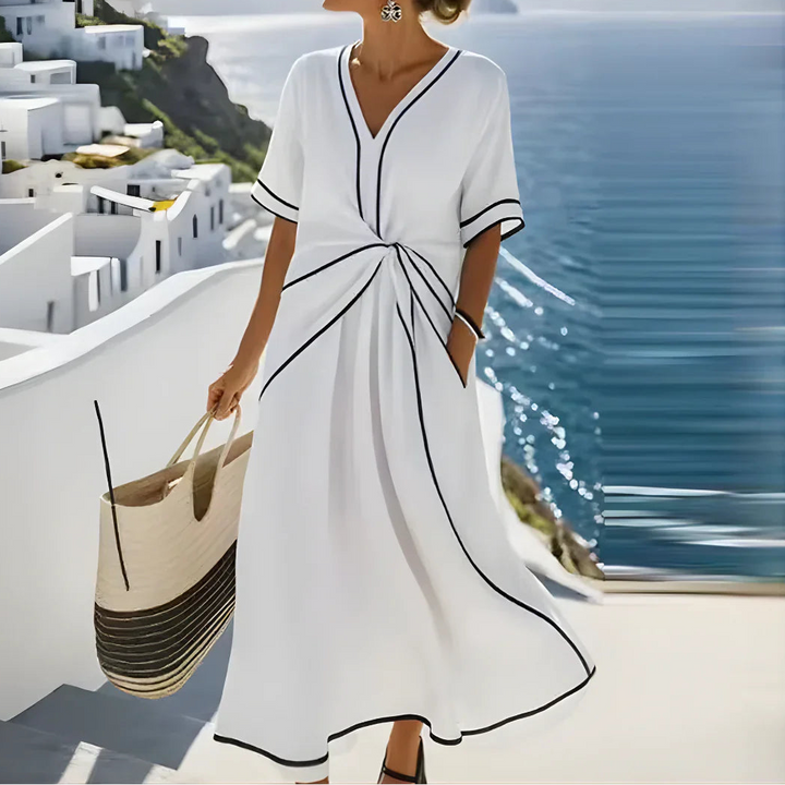 Moria | Elegant Flattering Waist Women's Dress for Summer & Cocktail Events 3