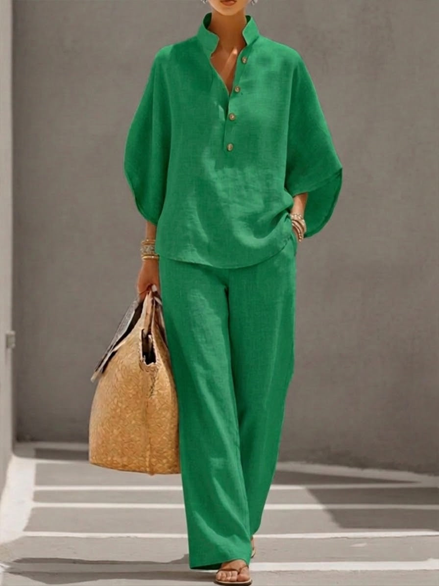 Nadia | Breezy & Effortless Women's Loungewear Two Piece Set 2