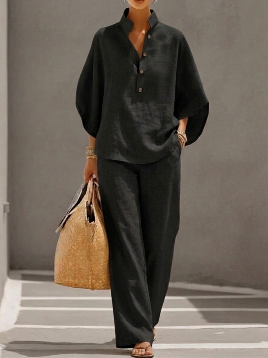 Nadia | Breezy & Effortless Women's Loungewear Two Piece Set 4