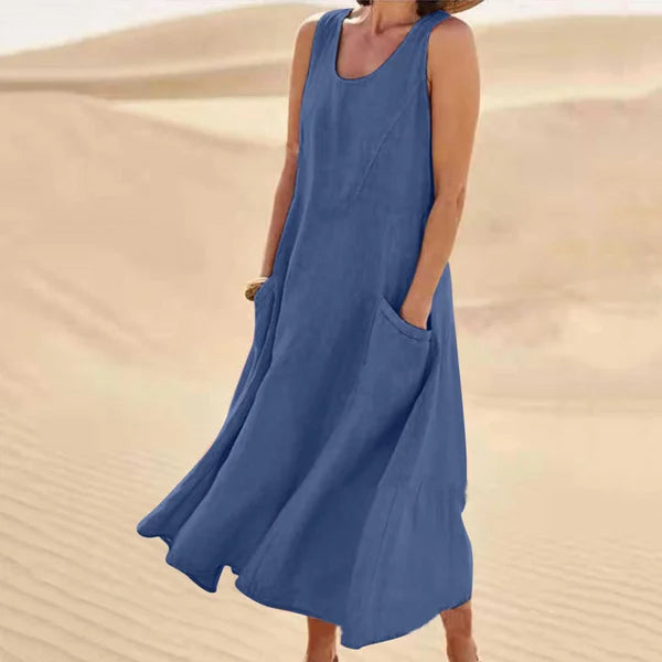 Natasha | Elegant & Casual Linen Dress 10