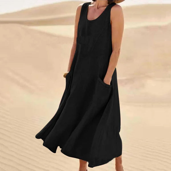 Natasha | Elegant & Casual Linen Dress 11