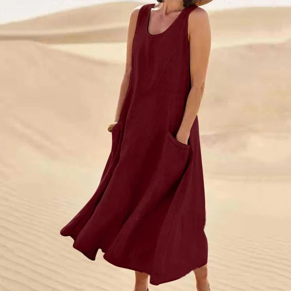 Natasha | Elegant & Casual Linen Dress 12
