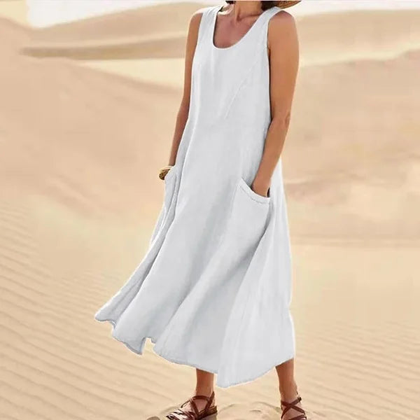 Natasha | Elegant & Casual Linen Dress 3