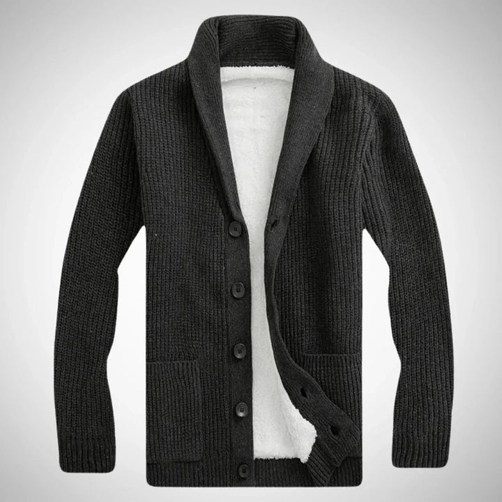 Niklas | Stylish fleece winter cardigan 3