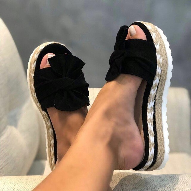 Nina | Woven Wedge Sandals Elegant Comfortable Fit 1