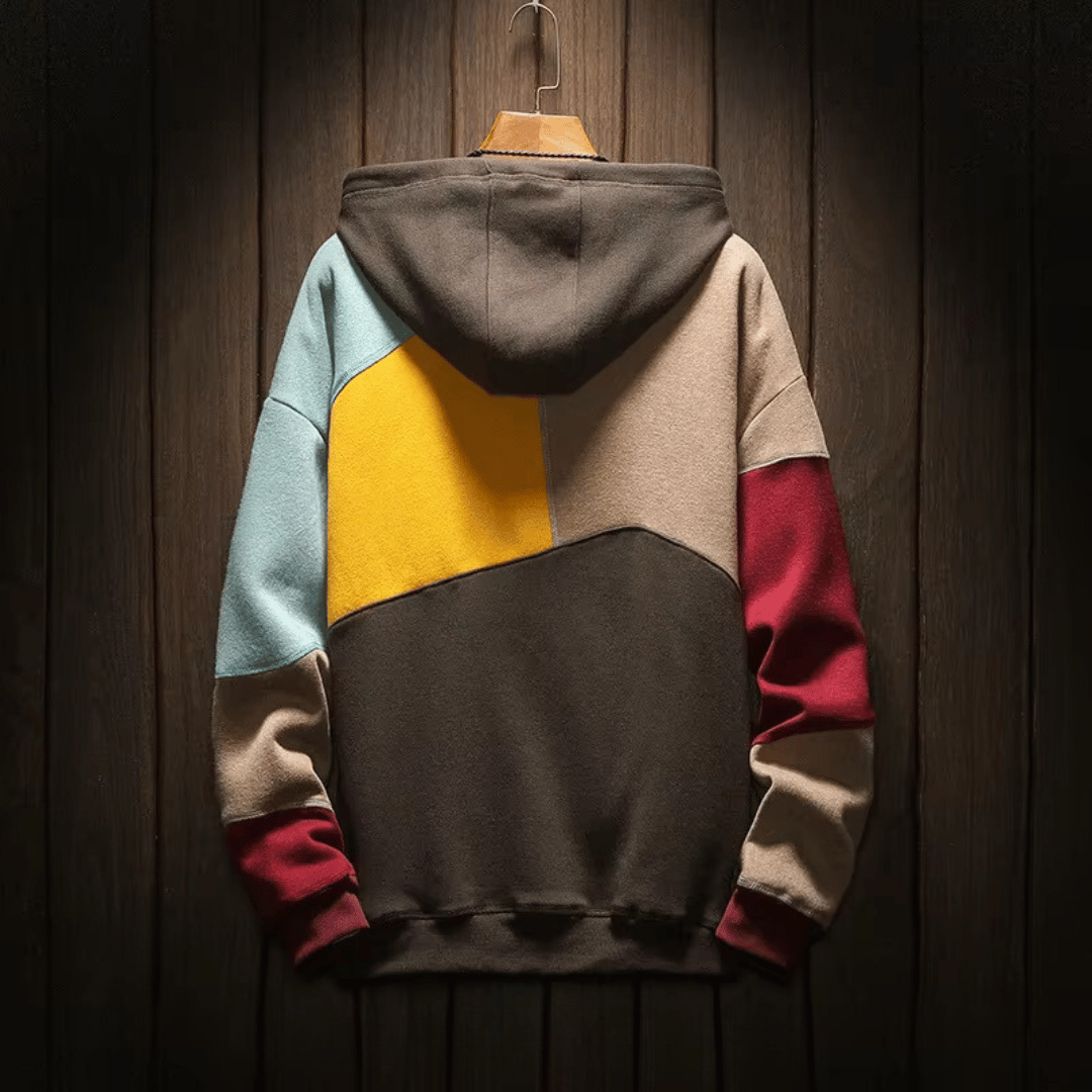 Noah | Modern Color-Block Men's Hoodie 1
