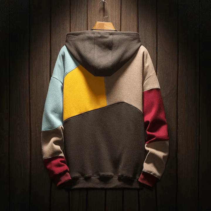 Noah | Modern Color-Block Men's Hoodie 1