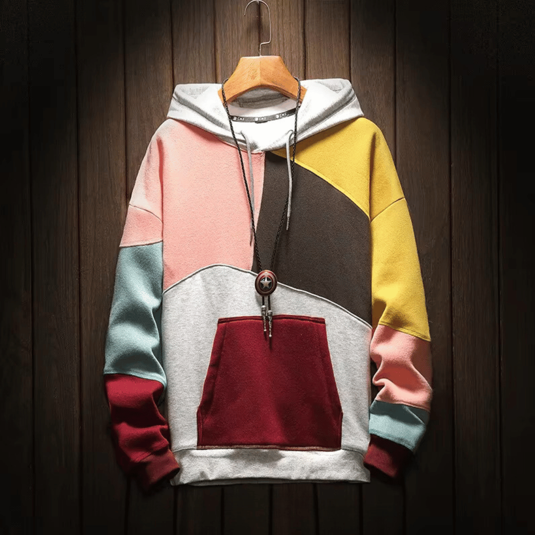 Noah | Modern Color-Block Men's Hoodie 6