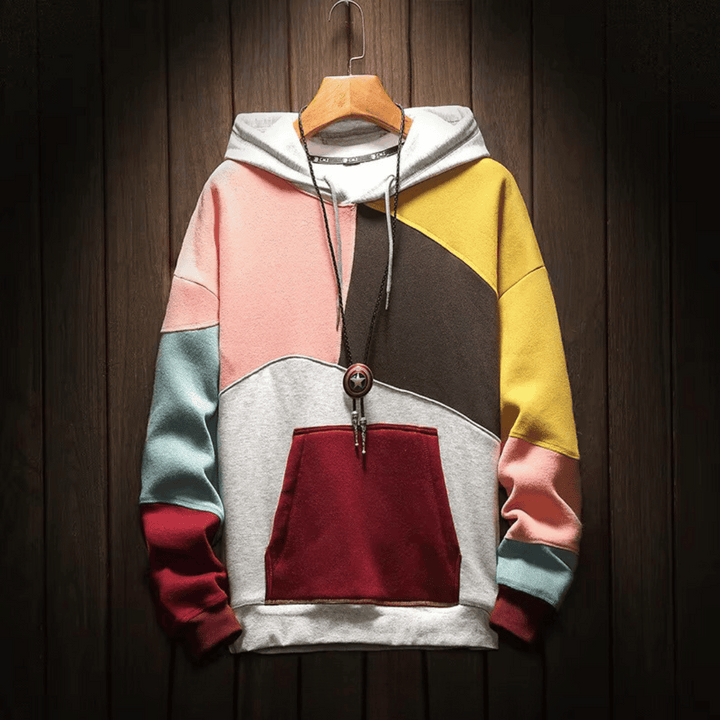 Noah | Modern Color-Block Men's Hoodie 6