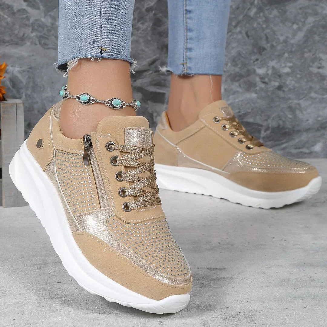 Nora | Comfortable & Stylish Women's Sneakers – Platform Lace Up Design 6