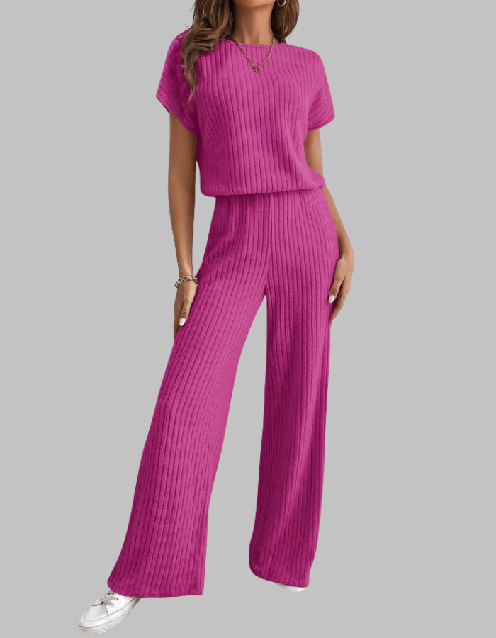 Nora | Effortless Women's Ribbed Loungewear Two Piece Set 2