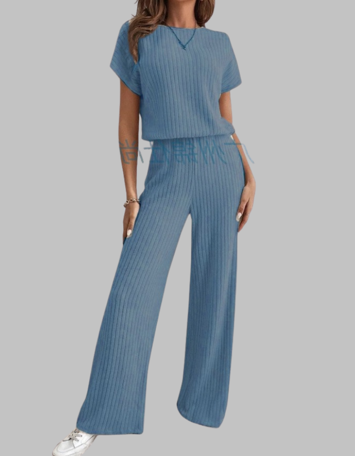 Nora | Effortless Women's Ribbed Loungewear Two Piece Set 3