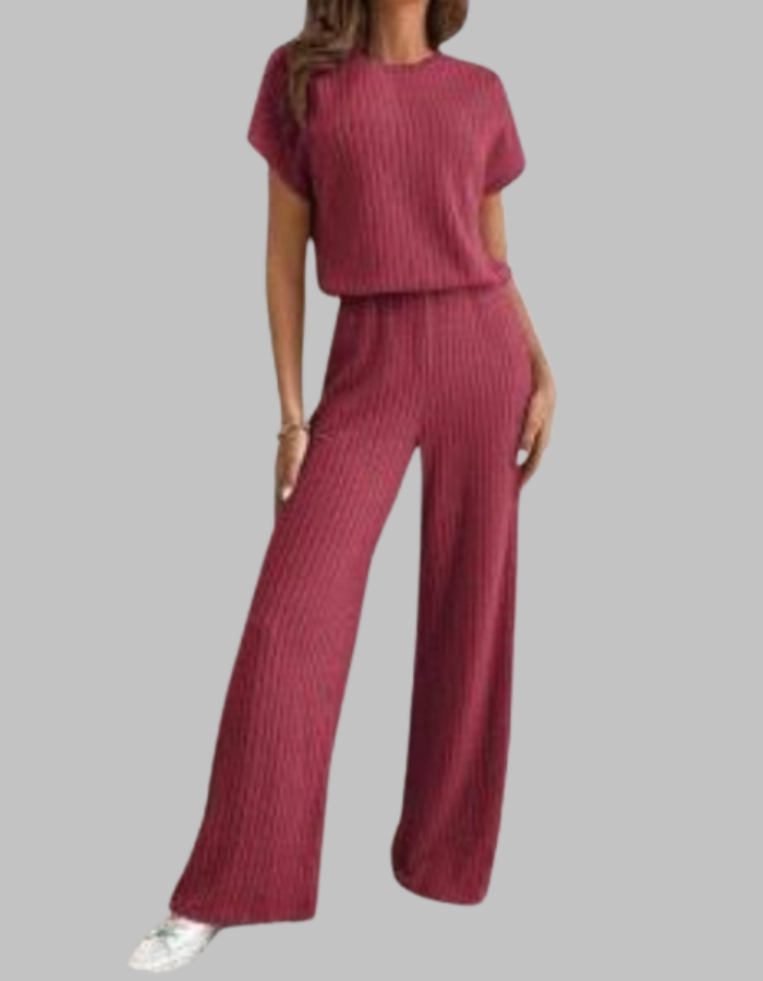 Nora | Effortless Women's Ribbed Loungewear Two Piece Set 7