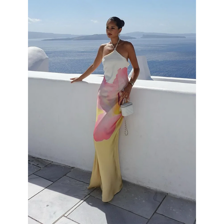 Nora | Elegant Floral Print One Shoulder Maxi Dress – Perfect for Wedding Guest & Summer Cocktail Events 6
