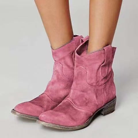 Nubri | Elegant Block Heel Black Ankle Boots for Women 7