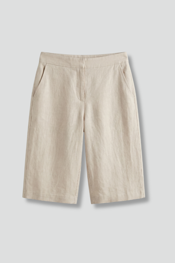 Octavia | Comfortable, Versatile & High Waisted Women's Knee Length Shorts 1