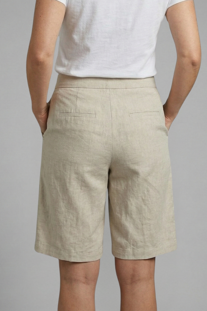 Octavia | Comfortable, Versatile & High Waisted Women's Knee Length Shorts 4