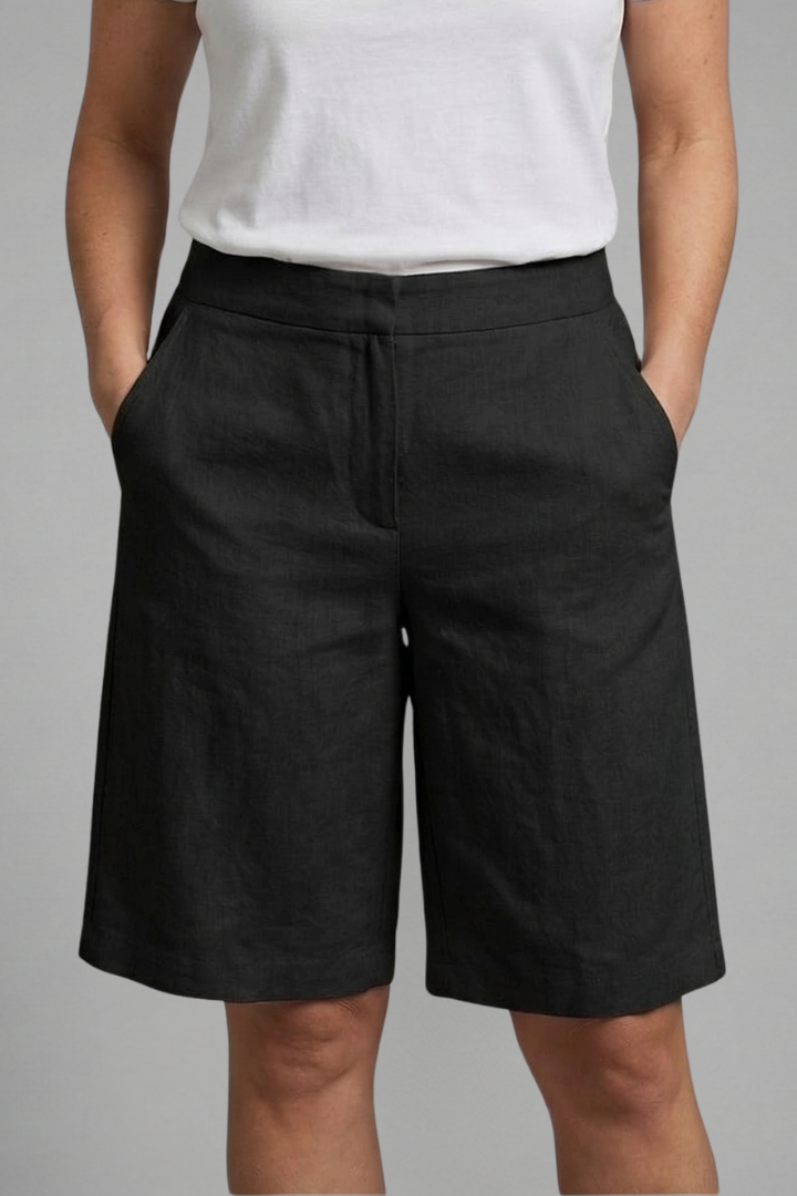 Octavia | Comfortable, Versatile & High Waisted Women's Knee Length Shorts 8