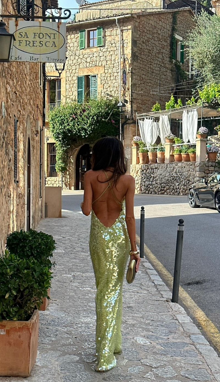 Odette | Evening Gown Backless Sequin Elegant Fit 3