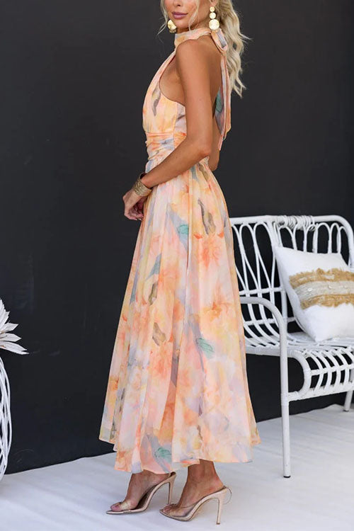 Olivia | Floral Maxi Dress Elegant Long Style for Women 4
