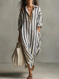 Emma | Effortless And Elegant Linen Shirt Dress