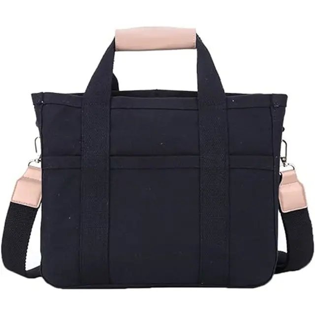 Olivia | Women's Large-Capacity Multi-Pocket Canvas Tote Bag Crossbody 5