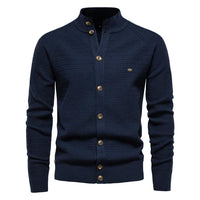 Ethan | Elegante und bequeme Strickjacke mit Zopfmuster