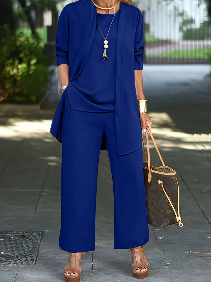 Ophira | Effortless, Stylish & Versatile Women's Set – Comfortable Loungewear 3 Piece Ensemble 4