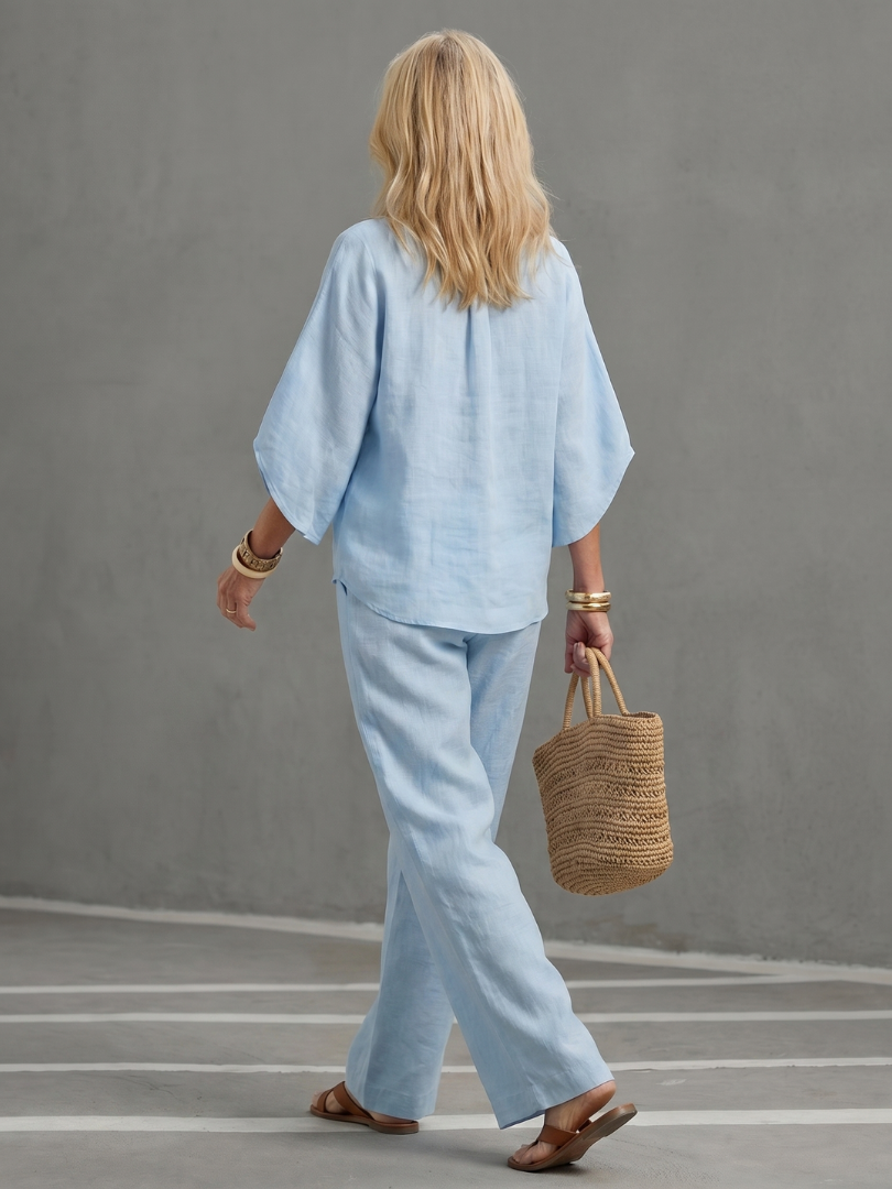 Oriana | Lightweight, Comfortable & Elegant Tunic and Pants Set 3