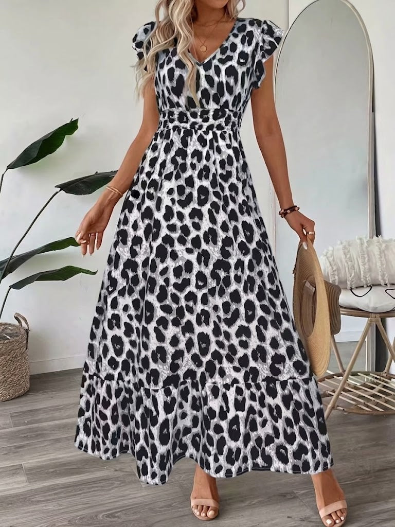 Osyrel | Elegant Floral Midi Dress for Women – Flattering & Versatile Design 10