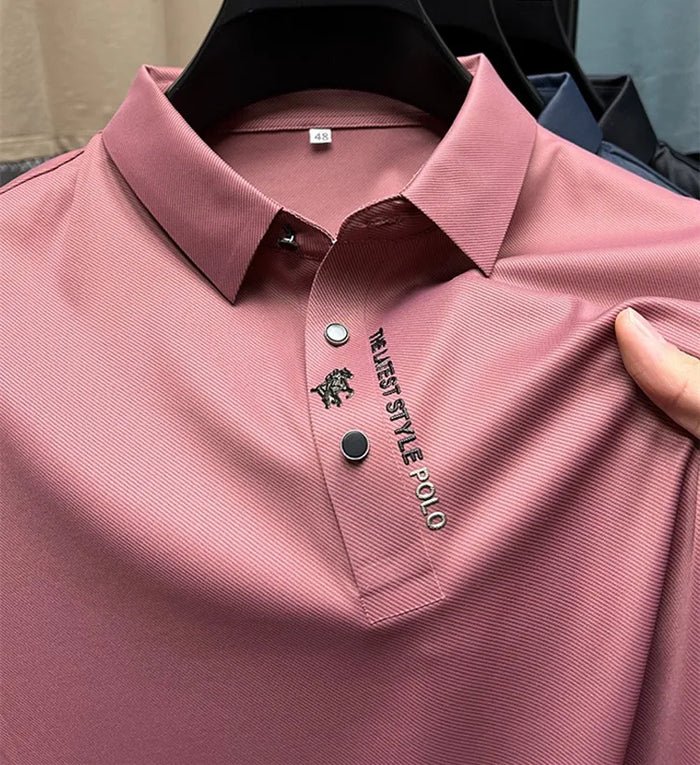 Owen | Wrinkle-Free, Stretch Cotton Men’s Polo Shirt – Effortless Style 3