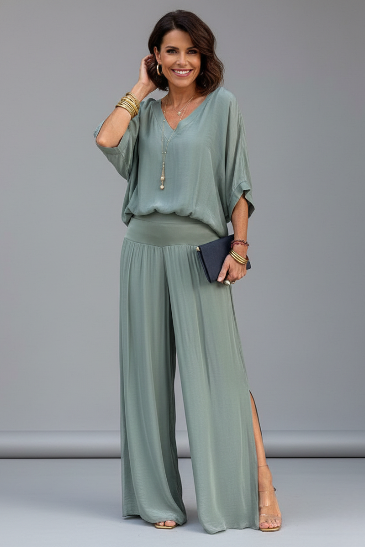 Pavina | Effortless Women’s Set – Flattering, Relaxed Fit Two Piece Loungewear 8