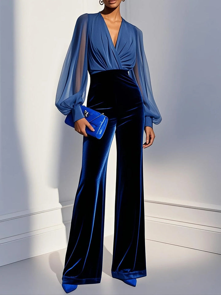 Pavina | Elegant, Flattering Women’s Jumpsuit with Long Sleeves 0
