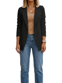 Montera | Eleganter Blazer mit offenem, drapiertem Vorderteil