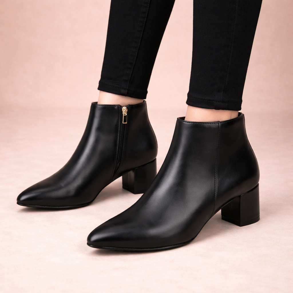 Pavla | Black Ankle Boots for Women – Comfortable, Elegant & Versatile 6