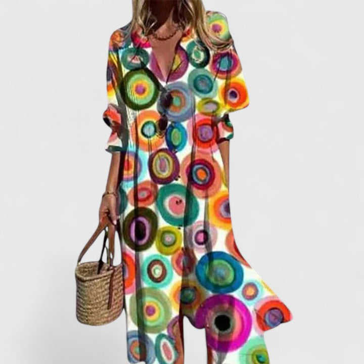 Pavla | Vibrant, Comfortable &amp; Elegant Boho Dress 6