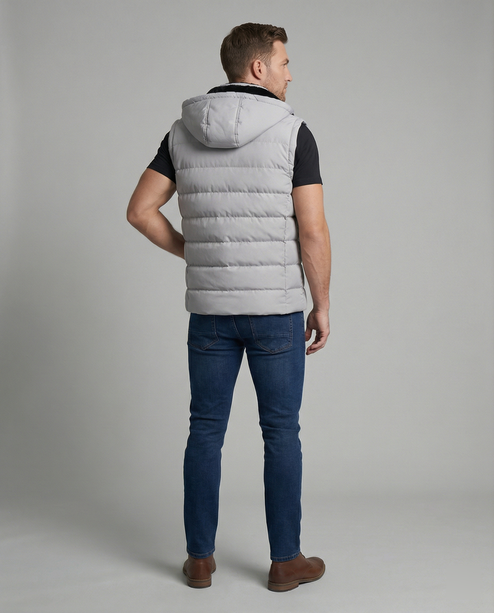 Paxel | Stylish, Warm & Functional Black Puffer Vest for Women 3