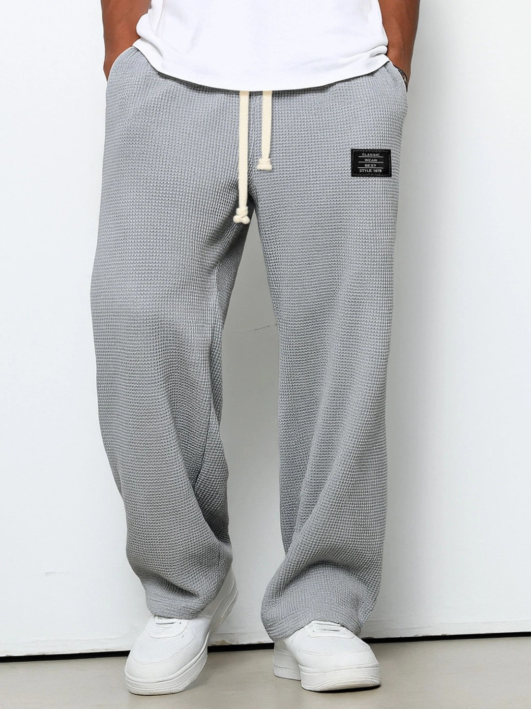 Paxel | Wide Leg Trousers Adjustable Waistband Casual Comfort Fit 2
