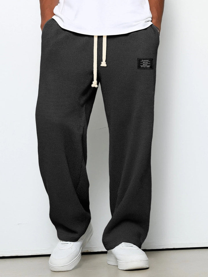 Paxel | Wide Leg Trousers Adjustable Waistband Casual Comfort Fit 6
