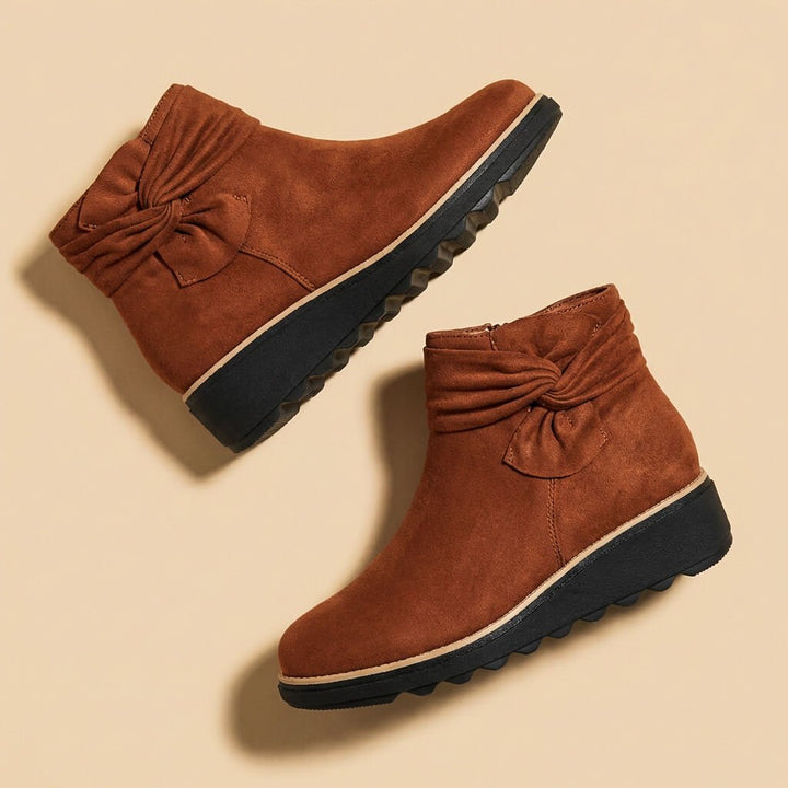 Penelope Suede Bow Boots 0