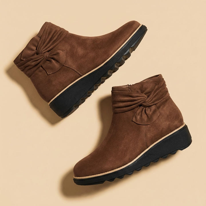 Penelope Suede Bow Boots 1
