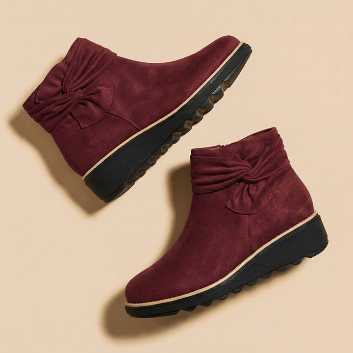 Penelope Suede Bow Boots 2