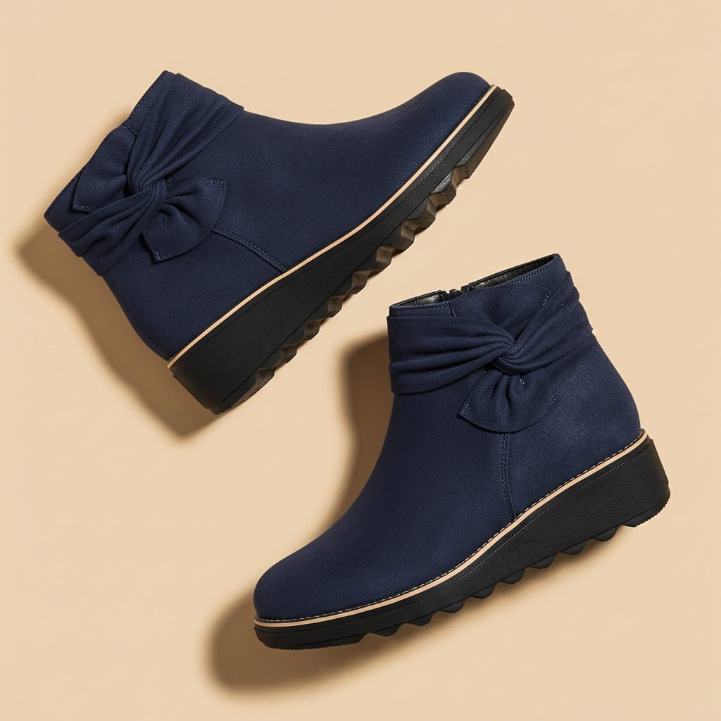 Penelope Suede Bow Boots 3