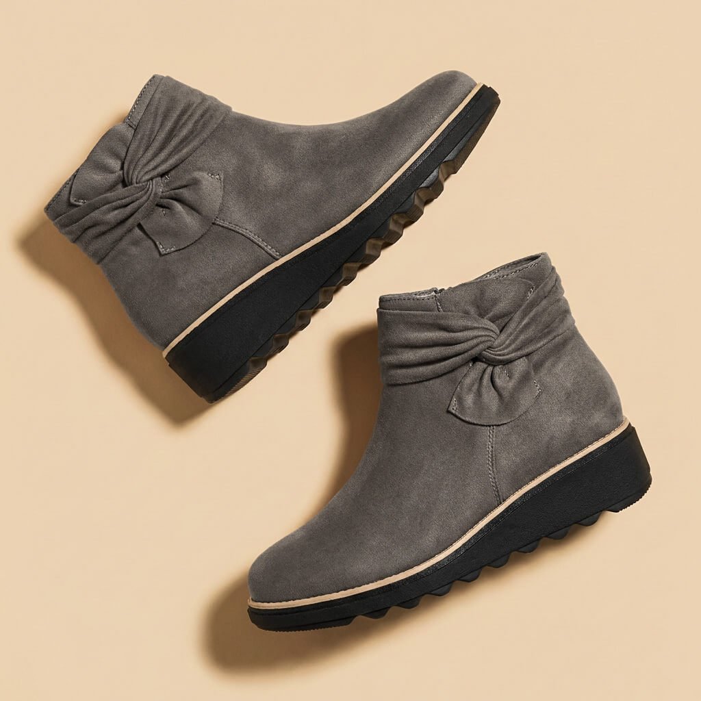 Penelope Suede Bow Boots 4