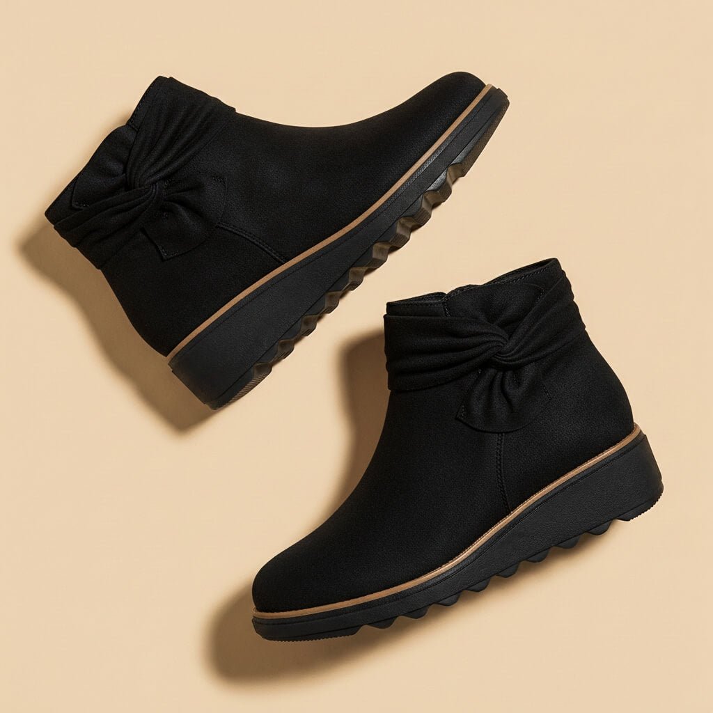 Penelope Suede Bow Boots 5