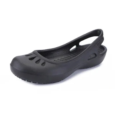 Penelope | Women's Comfortable Sandals Lightweight Waterproof Jelly Flat Cut-Out Slides 5